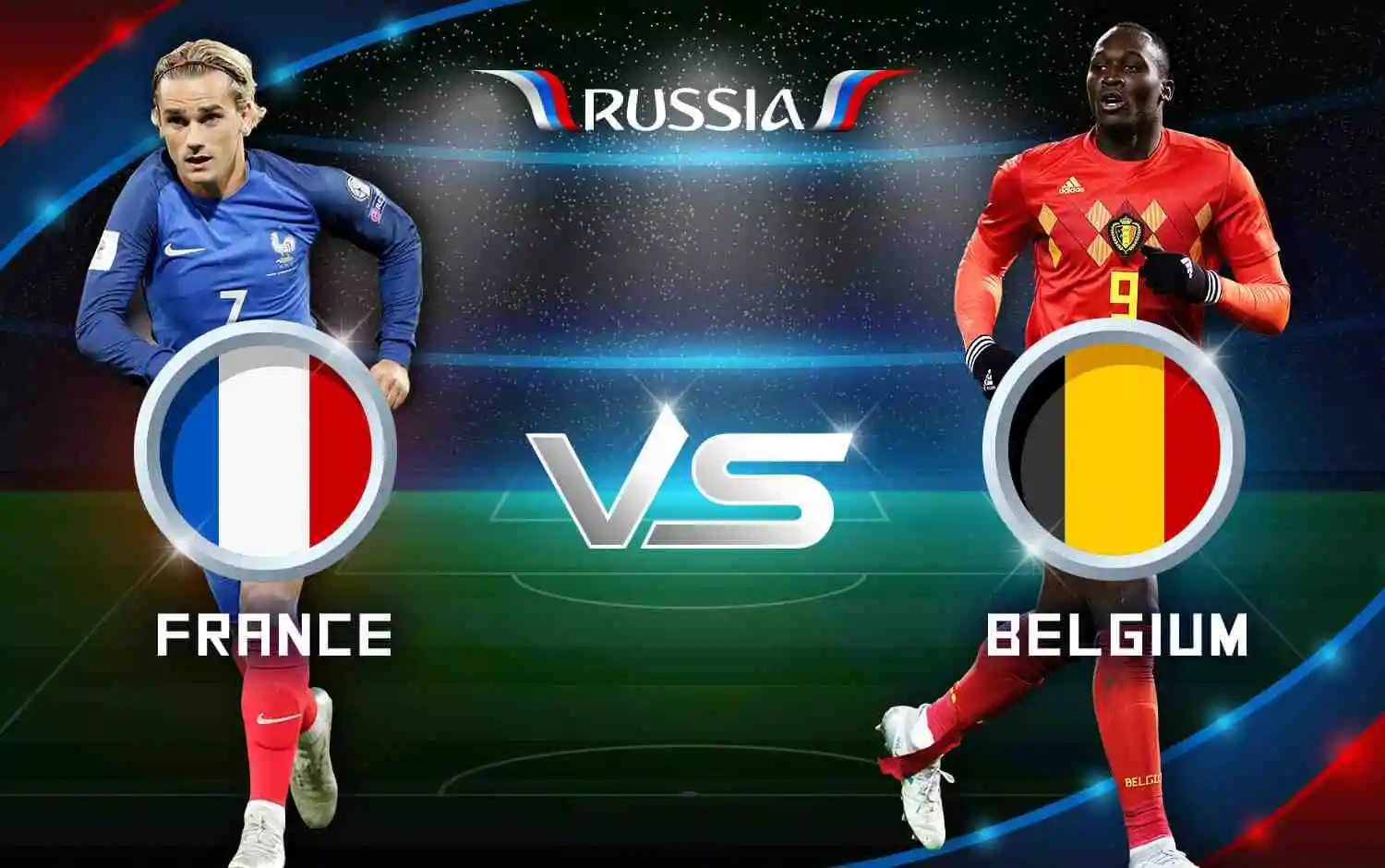 Prancis vs Belgia